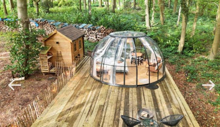 Le Dome De Namur - Une Nuit Insolite Dans Les Bois Exteriör bild